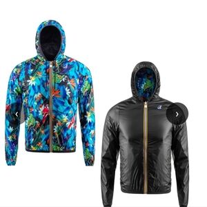 K-Way Jacket Jaques Plus Double graphic reversible jacket size M